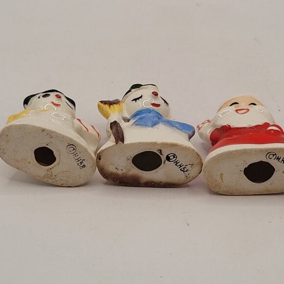 Vintage Holt Howard Porcelain Christmas Miniatures Figurines Set of 4 1958 READ - Picture 9 of 11